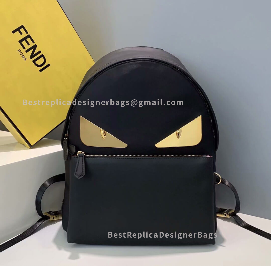 Fendi Backpack In Black Nylon 2352 - Best Fendi Replica